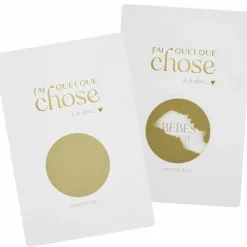 Carte annonce à gratter Bébés en route (jumeaux, triplés...)