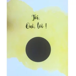 Carte annonce de grossesse à gratter papa Toi, oui, toi ! (8 x 10 cm)