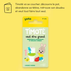 Carte Timoté veut être grand pour Yoto Player et Mini