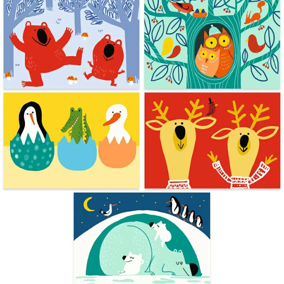 Cartes à gratter pour les petits Animaux à découvrir