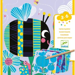 Cartes à gratter pour les petits Toutes petites bêtes