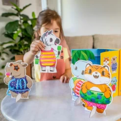 Cartes à lacer fête de la plage