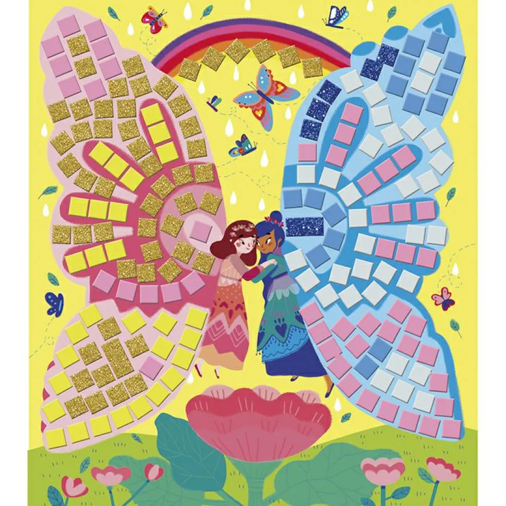 Cartes créatives mosaïques Fées