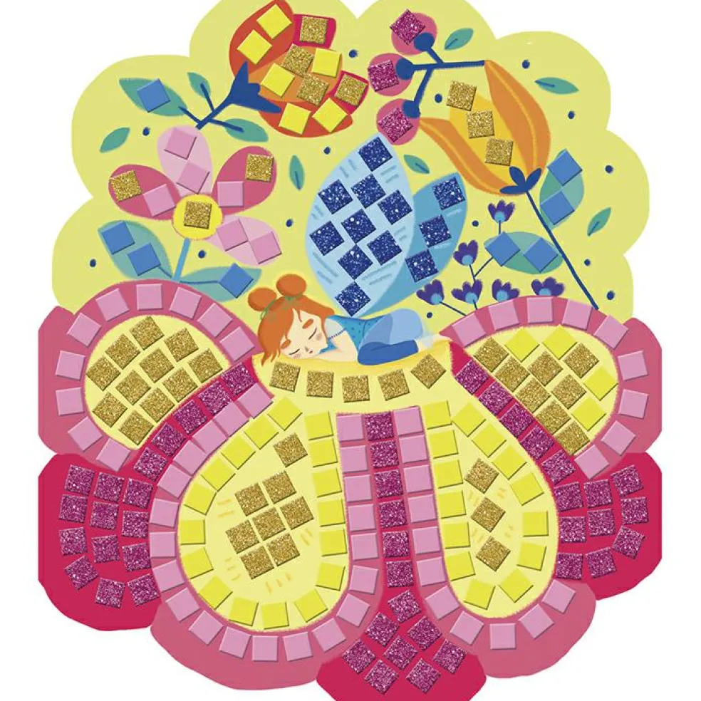 Cartes créatives mosaïques Fées