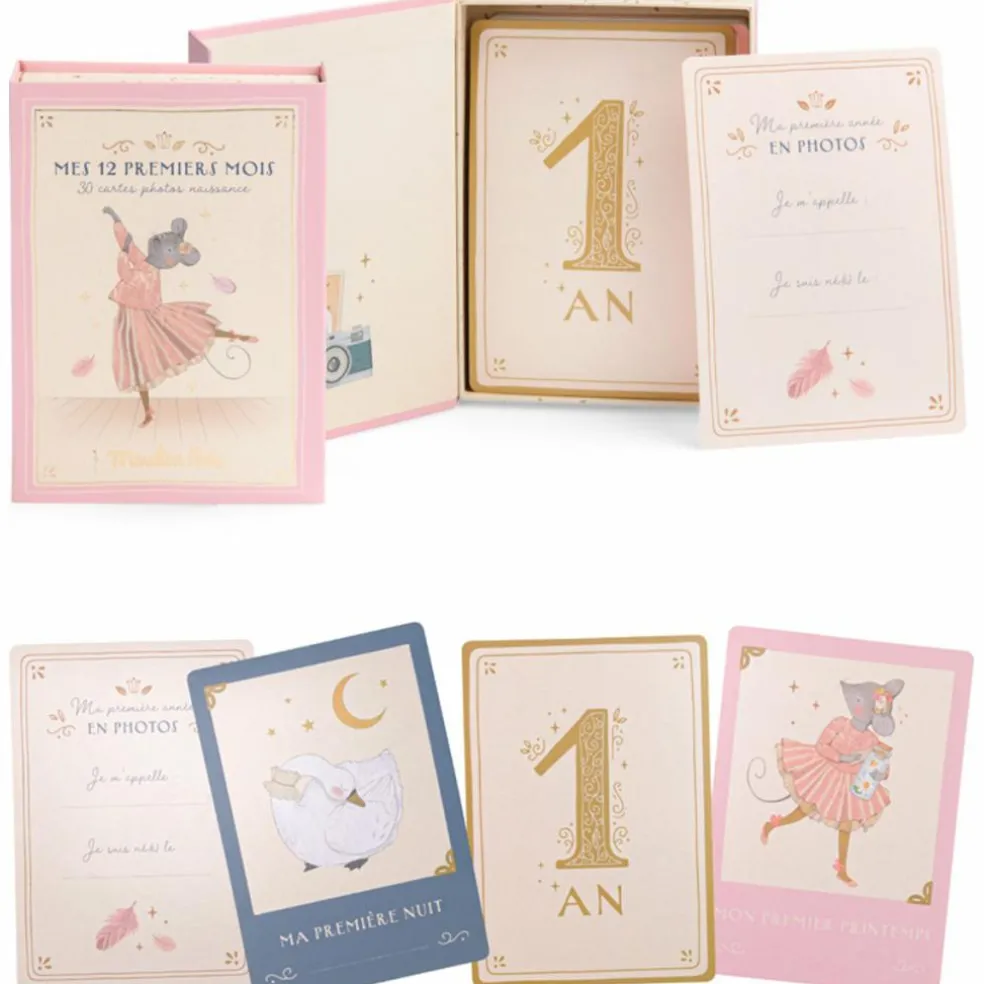 Cartes Mes 12 premiers mois La petite école de danse (30 cartes)