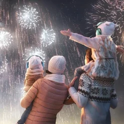 Casque anti bruit pour bébés et enfants bleu