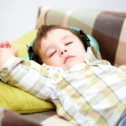 Casque anti bruit pour bébés et enfants vert