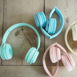 Casque audio enfant sans fil Jaune Pastel
