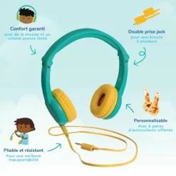 Casque audio Vert pour Ma fabrique à histoires