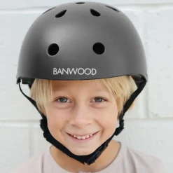 Casque noir (3-7 ans, 50-54 cm)