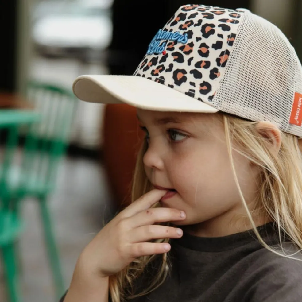 Casquette Léopard Dreamers Club Bleu (9-18 mois)