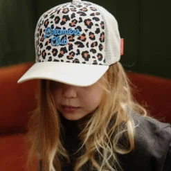 Casquette Léopard Dreamers Club Bleu (2-5 ans)