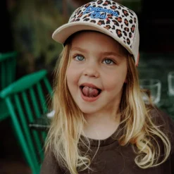 Casquette Léopard Dreamers Club Bleu (2-5 ans)