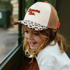 Casquette Léopard Dreamers Club Marron (9-18 mois)