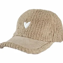 Casquette Love enfant beige
