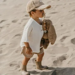 Casquette Love enfant beige