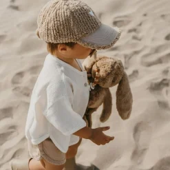 Casquette Love enfant beige