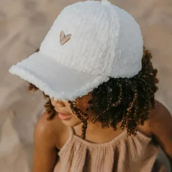 Casquette Love enfant blanc