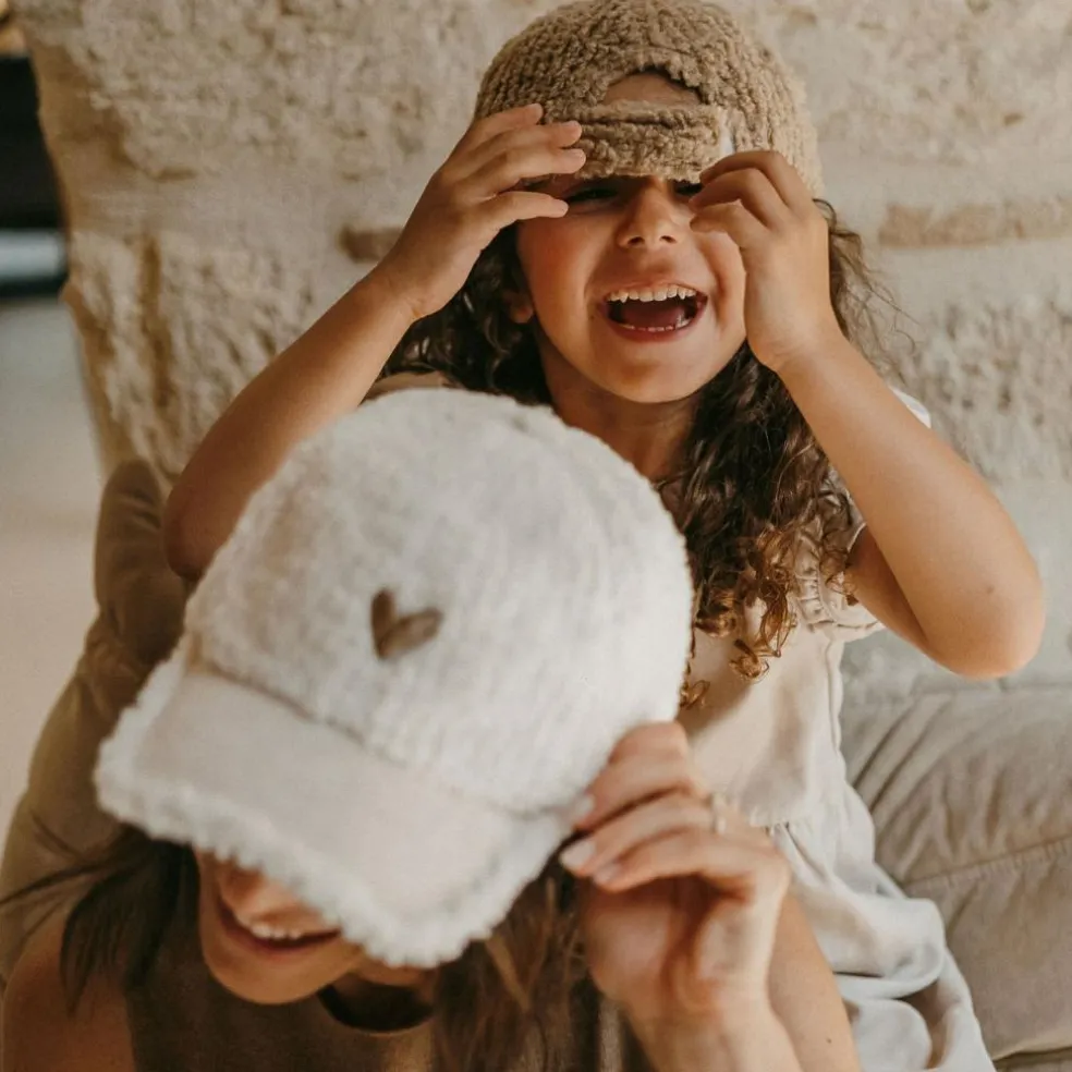 Casquette Love enfant blanc