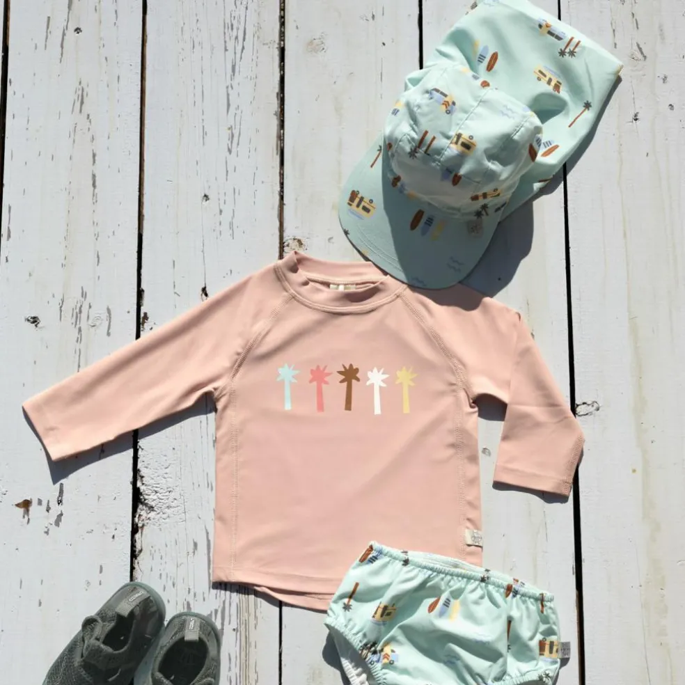 Casquette protège nuque anti-UV Camper vert écume (07-18 mois)