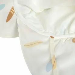 Casquette protège nuque anti-UV Planches de surf écru (03-06 mois)