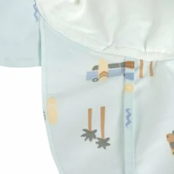 Casquette protège nuque anti-UV Camper vert écume (19-36 mois)