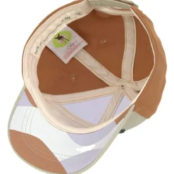 Casquette visière courbée Happy kaki clair-caramel (1-2 ans)