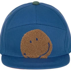 Casquette visière plate Little Gang Smile blue