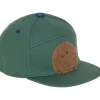 Casquette visière plate Little Gang Smile Ocean green