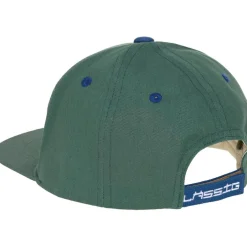 Casquette visière plate Little Gang Smile Ocean green