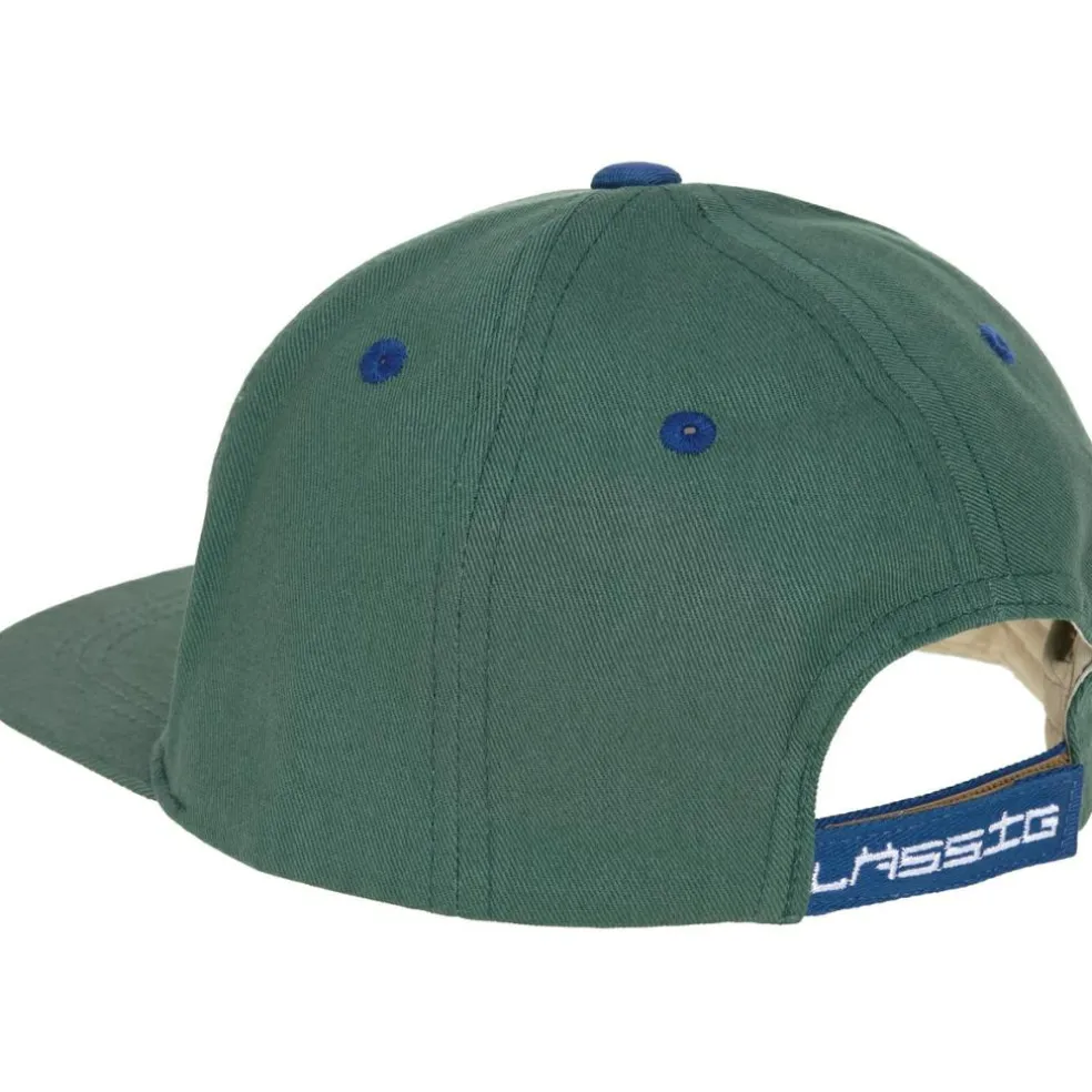 Casquette visière plate Little Gang Smile Ocean green