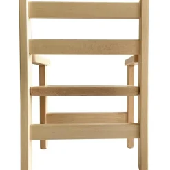 Chaise avec accoudoirs Juliette vernis naturel