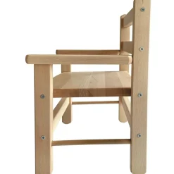 Chaise avec accoudoirs Juliette vernis naturel