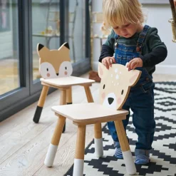 Chaise enfant cerf en bois