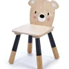 Chaise enfant ours en bois
