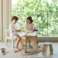 Chaise enfant Sillita Kaarol rose