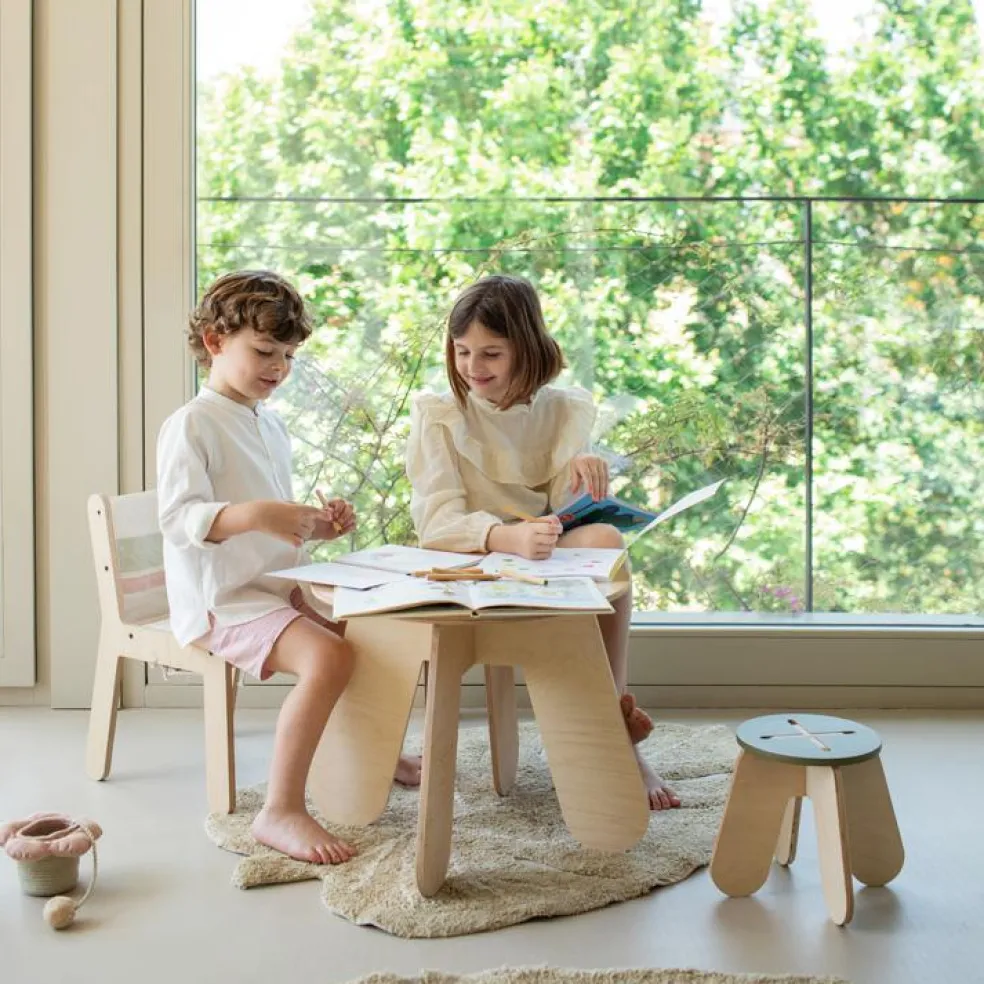 Chaise enfant Sillita Kaarol rose