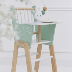 Chaise haute en bois Zen pour poupée