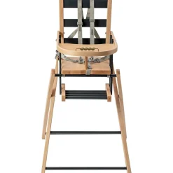 Chaise haute extra pliante Sarah hybride anthracite