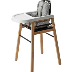 Chaise haute fixe Lili hybride anthracite