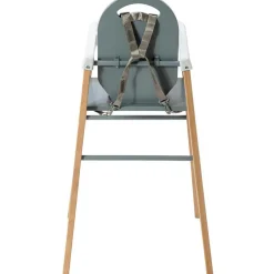 Chaise haute fixe Lili hybride bleu gris