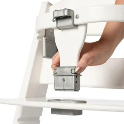 Chaise haute Syt évolutive avec tablette blanche