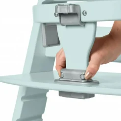 Chaise haute Syt évolutive avec tablette vert menthe