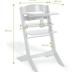 Chaise haute Syt évolutive vert menthe