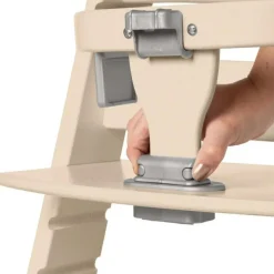 Chaise haute Syt évolutive avec tablette naturelle