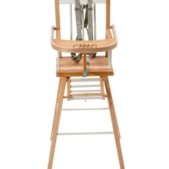 Chaise haute traditionnelle André hybride blanc