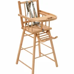 Chaise haute traditionnelle André fixe