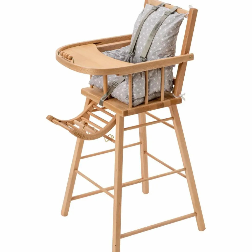 Chaise haute traditionnelle André fixe