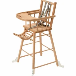 Chaise haute traditionnelle André fixe