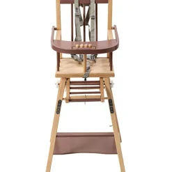 Chaise haute transformable Marcel hybride vieux rose